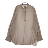 IENA シアードルマンシャツブラウス 定価14300円 ブラウス シャツ 22AW ベージュ レディース イエナ【中古】5-0422M♪