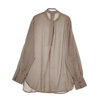IENA シアードルマンシャツブラウス 定価14300円 ブラウス シャツ 22AW ベージュ レディース イエナ【中古】5-0422M♪