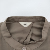 IENA シアードルマンシャツブラウス 定価14300円 ブラウス シャツ 22AW ベージュ レディース イエナ【中古】5-0422M♪