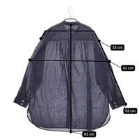 pas de calais バンドカラー サイズ36 ブラウス シャツ ネイビー レディース パドカレ【中古】5-0422M♪