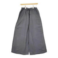 mizuiro-ind リネンレーヨンイージーワイドパンツ サイズ2 パンツ グレー レディース ミズイロインド【中古】5-0422M♪