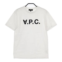 A.P.C. 反転ロゴ 半袖Ｔシャツ カットソー ホワイト レディース アーペーセー【中古】5-0614S∞