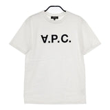 A.P.C. 反転ロゴ 半袖Ｔシャツ カットソー ホワイト レディース アーペーセー【中古】5-0614S∞