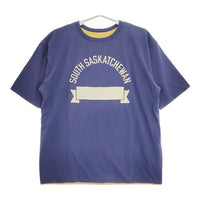 CIOTA 新品 Reversible T-Shirt 5 CSLM-129 定価19800円 リバーシブル 半袖Ｔシャツ カットソー 23SS ネイビー メンズ シオタ【中古】5-0424S∞