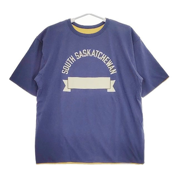 CIOTA 新品 Reversible T-Shirt 5 CSLM-129 定価19800円 リバーシブル 半袖Ｔシャツ カットソー 23SS ネイビー メンズ シオタ【中古】5-0424S∞
