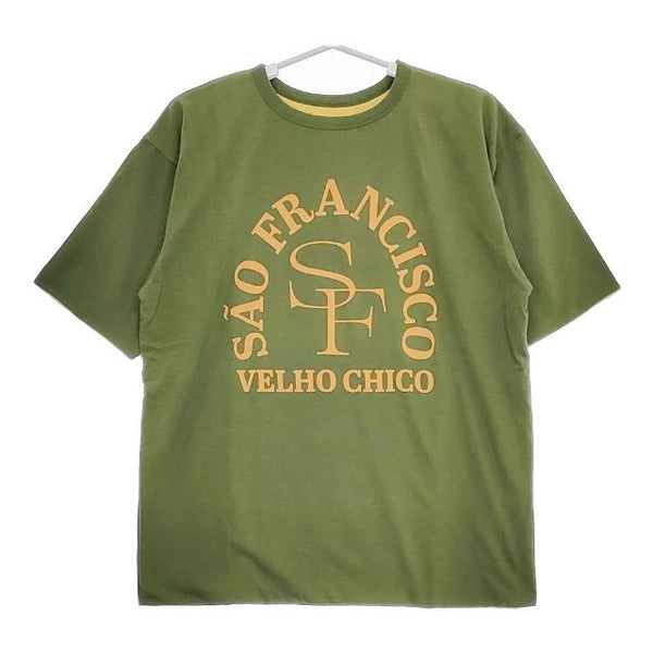 CIOTA 新品 Reversible T-Shirt 4 CSLM-129 定価19800円 リバーシブル 半袖Ｔシャツ カットソー 23SS カーキ メンズ シオタ【中古】5-0424S∞