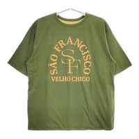 CIOTA 新品 Reversible T-Shirt 5 CSLM-129 定価19800円 リバーシブル 半袖Ｔシャツ カットソー 23SS カーキ メンズ シオタ【中古】5-0424S∞#