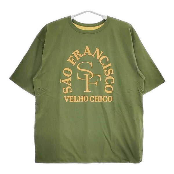 CIOTA 新品 Reversible T-Shirt 5 CSLM-129 定価19800円 リバーシブル 半袖Ｔシャツ カットソー 23SS カーキ メンズ シオタ【中古】5-0424S∞#