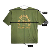 CIOTA 新品 Reversible T-Shirt 5 CSLM-129 定価19800円 リバーシブル 半袖Ｔシャツ カットソー 23SS カーキ メンズ シオタ【中古】5-0424S∞#