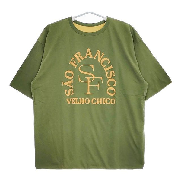 CIOTA 新品 Reversible T-Shirt 6 CSLM-129 定価19800円 リバーシブル 半袖Ｔシャツ カットソー 23SS カーキ メンズ シオタ【中古】5-0424S∞