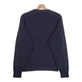 CIOTA 新品 Cable-knit Sweater サイズ4 KNLM-102 定価35200円 セーター コットン ニット 23AW ネイビー メンズ シオタ【中古】4-0927M♪