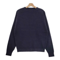 CIOTA 新品 Cable-knit Sweater サイズ5 KNLM-102 定価35200円 セーター コットン ニット 23AW ネイビー メンズ シオタ【中古】4-0927M♪