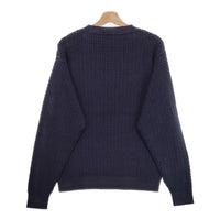 CIOTA 新品 Cable-knit Sweater サイズ5 KNLM-102 定価35200円 セーター コットン ニット 23AW ネイビー メンズ シオタ【中古】4-0927M♪