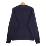 CIOTA 新品 Cable-knit Sweater サイズ6 KNLM-102 定価35200円 セーター コットン ニット 23AW ネイビー メンズ シオタ【中古】4-0927M♪