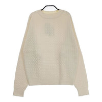 CIOTA Cable-knit Sweater サイズF KNLM-102 定価35200円 セーター コットン ニット 23AW ホワイト レディース シオタ【中古】4-0927M♪