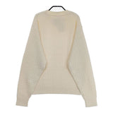 CIOTA Cable-knit Sweater サイズF KNLM-102 定価35200円 セーター コットン ニット 23AW ホワイト レディース シオタ【中古】4-0927M♪