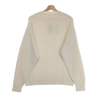 CIOTA 新品 Cable-knit Sweater サイズ6 KNLM-102 定価35200円 セーター コットン ニット 23AW ホワイト メンズ シオタ【中古】4-0927M♪