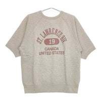 CIOTA 新品 Printed Short Sleeve Sweatshirt サイズ5 CSLM-124 定価27500円 半袖 スウェット 23SS グレー メンズ シオタ【中古】5-0424S∞