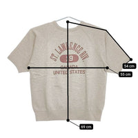 CIOTA 新品 Printed Short Sleeve Sweatshirt サイズ5 CSLM-124 定価27500円 半袖 スウェット 23SS グレー メンズ シオタ【中古】5-0424S∞