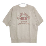 CIOTA 新品 Printed Short Sleeve Sweatshirt サイズ6 CSLM-124 定価27500円 半袖 スウェット 23SS グレー メンズ シオタ【中古】5-0424S∞