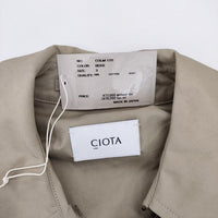 CIOTA 新品  スビンコットンタイプライタートレンチコート COLM-120 サイズ3 定価79200円 24SS ベージュ レディース シオタ【中古】4-0929M♪