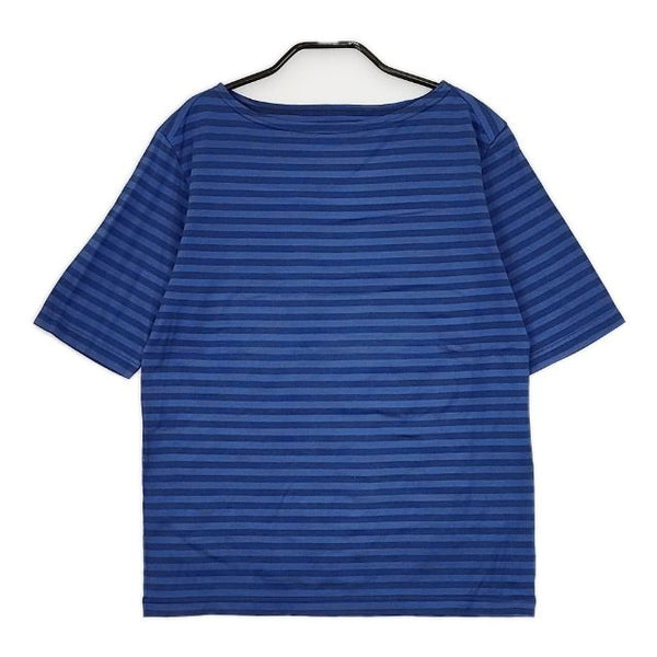 Charpentier de Vaisseau コットン ボーダー 半袖Ｔシャツ カットソー ブルー ネイビー レディース シャルパンティエドゥヴェッソ【中古】5-0614S∞