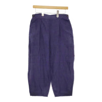 Lin francais d'antan ワンタックヘンプパンツ サイズ0 パンツ ネイビー レディース ランフランセダンタン【中古】5-0422M♪