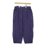 Lin francais d'antan ワンタックヘンプパンツ サイズ0 パンツ ネイビー レディース ランフランセダンタン【中古】5-0422M♪