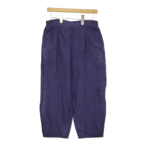 Lin francais d'antan ワンタックヘンプパンツ サイズ0 パンツ ネイビー レディース ランフランセダンタン【中古】5-0422M♪