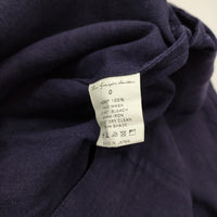 Lin francais d'antan ワンタックヘンプパンツ サイズ0 パンツ ネイビー レディース ランフランセダンタン【中古】5-0422M♪