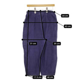 Lin francais d'antan ワンタックヘンプパンツ サイズ0 パンツ ネイビー レディース ランフランセダンタン【中古】5-0422M♪
