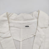 evam eva コットン シャツローブ ショップコート E143T034 コート ホワイト レディース エヴァムエヴァ【中古】5-0422M♪