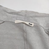 evam eva リネンコクーンガウン E151K122 羽織 ロング カーディガン グレー レディース エヴァムエヴァ【中古】5-0614S∞