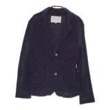 R&D.M.Co- コットンパイルジャケット サイズS テーラードジャケット ネイビー レディース オールドマンズテーラー【中古】5-0422M♪