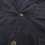 R&D.M.Co- コットンパイルジャケット サイズS テーラードジャケット ネイビー レディース オールドマンズテーラー【中古】5-0422M♪