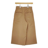 UNITED ARROWS UBCE タック ガウチョパンツ 定価18700円 サイズ34 ガウチョパンツ ベージュ レディース ユナイテッドアローズ【中古】5-0422M♪