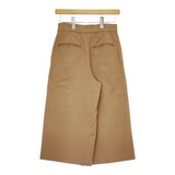 UNITED ARROWS UBCE タック ガウチョパンツ 定価18700円 サイズ34 ガウチョパンツ ベージュ レディース ユナイテッドアローズ【中古】5-0422M♪
