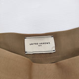 UNITED ARROWS UBCE タック ガウチョパンツ 定価18700円 サイズ34 ガウチョパンツ ベージュ レディース ユナイテッドアローズ【中古】5-0422M♪