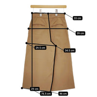 UNITED ARROWS UBCE タック ガウチョパンツ 定価18700円 サイズ34 ガウチョパンツ ベージュ レディース ユナイテッドアローズ【中古】5-0422M♪