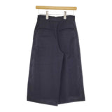 UNITED ARROWS UBCE タック ガウチョパンツ 定価18700円 サイズ34 ガウチョパンツ ネイビー レディース ユナイテッドアローズ【中古】5-0422M♪