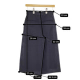 UNITED ARROWS UBCE タック ガウチョパンツ 定価18700円 サイズ34 ガウチョパンツ ネイビー レディース ユナイテッドアローズ【中古】5-0422M♪