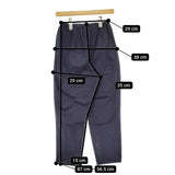 JURGEN LEHL J0191FP293 M 日本製 イージー パンツ ネイビー レディース ヨーガンレール【中古】5-0325M♪