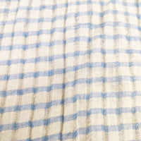 JURGEN LEHL J0171ESFS32 シルクコットン インド製 大判 マフラー ストール ライトグレー ミズイロ レディース ヨーガンレール【中古】5-0615M◎