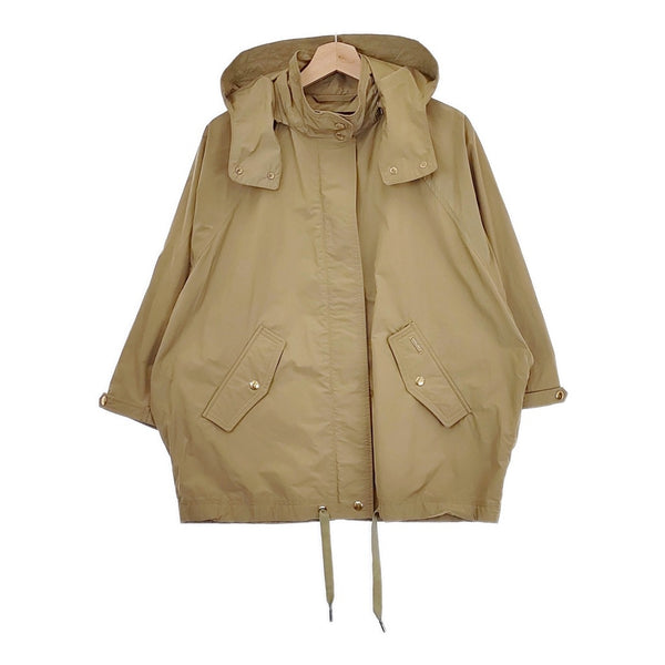 WOOLRICH ANORAK アノラック ドルマンスリーブジップアップフーデッドジャケット 1801110 XS ブルゾン ベージュ ウールリッチ【中古】4-1009T♪