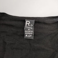R&D.M.Co- カシュクール ガウンコート 羽織 リネン コート ブラック レディース オールドマンズテーラー【中古】5-0417M∞