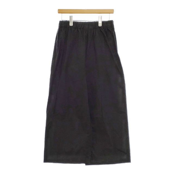 Lin francais d'antan コットン ワイド イージー パンツ ブラック レディース ランフランセダンタン【中古】5-0417M∞