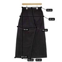 Lin francais d'antan コットン ワイド イージー パンツ ブラック レディース ランフランセダンタン【中古】5-0417M∞