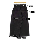 Lin francais d'antan コットン ワイド イージー パンツ ブラック レディース ランフランセダンタン【中古】5-0417M∞