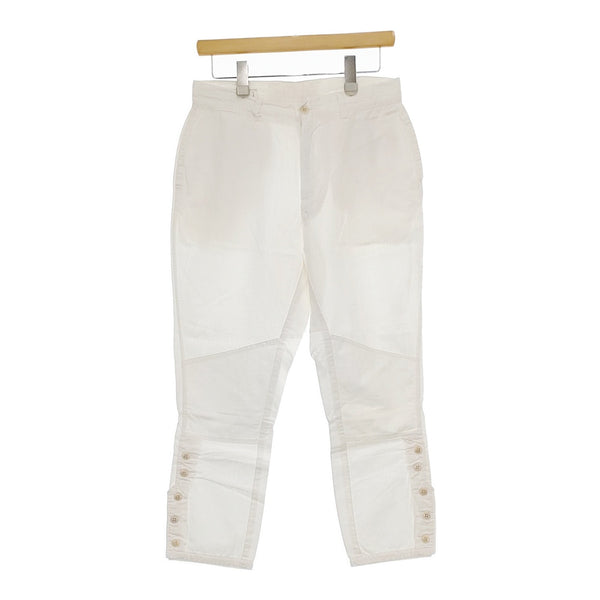 45R/45rpm Bakkurii コットンリネンチノ馬比古 定価33000円 チノパンツ ホワイト レディース フォーティーファイブアールピーエム【中古】5-0325M♪