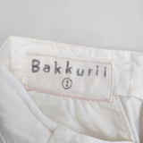 45R/45rpm Bakkurii コットンリネンチノ馬比古 定価33000円 チノパンツ ホワイト レディース フォーティーファイブアールピーエム【中古】5-0325M♪